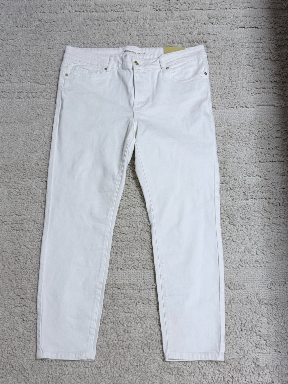 New Women’s Michael Kors High-Rise Selma Skinny Ankle Jeans Size 16 W